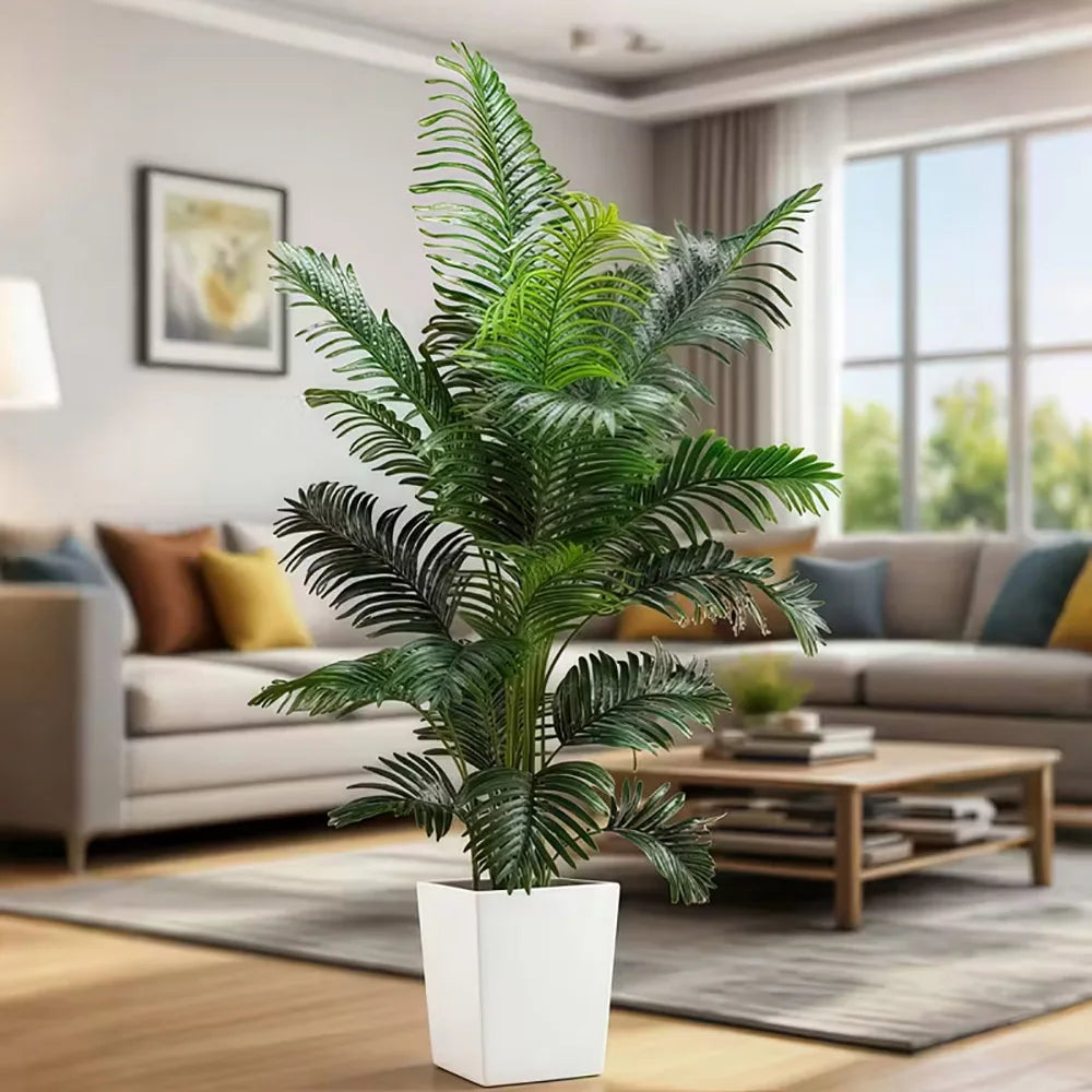 Artificial Palm Tree Plant Duo for Indoor and Outdoor Decoration