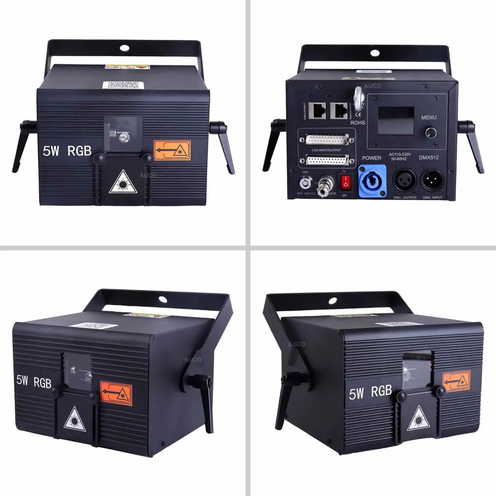 AUCD ILDA Laser Animation Projector With App Control