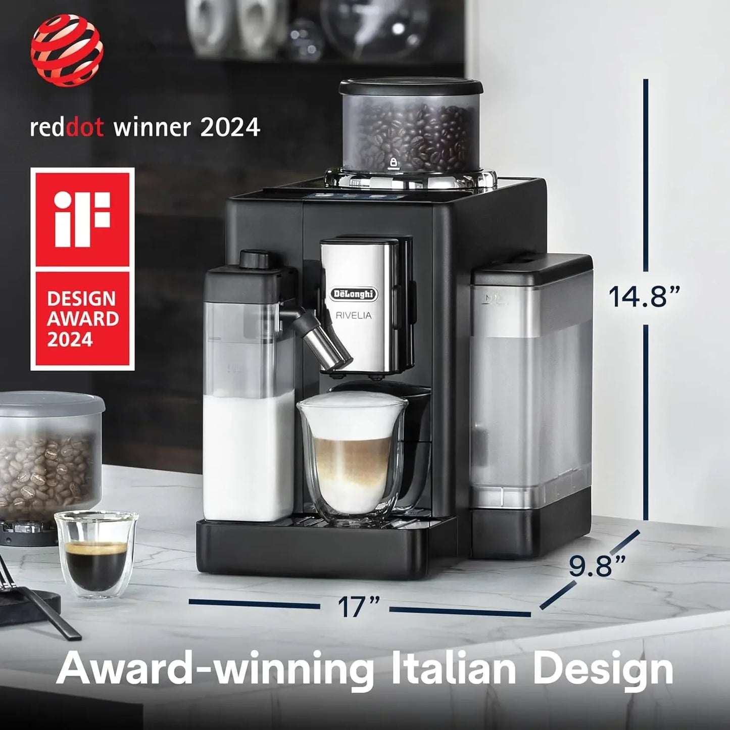 All In One Coffee Maker With Frother And Burr Grinder