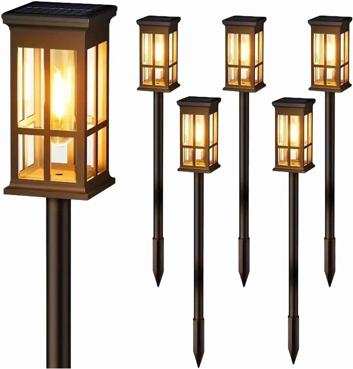 Solar Pathway Lights Waterproof Outdoor Garden Landscape Lighting