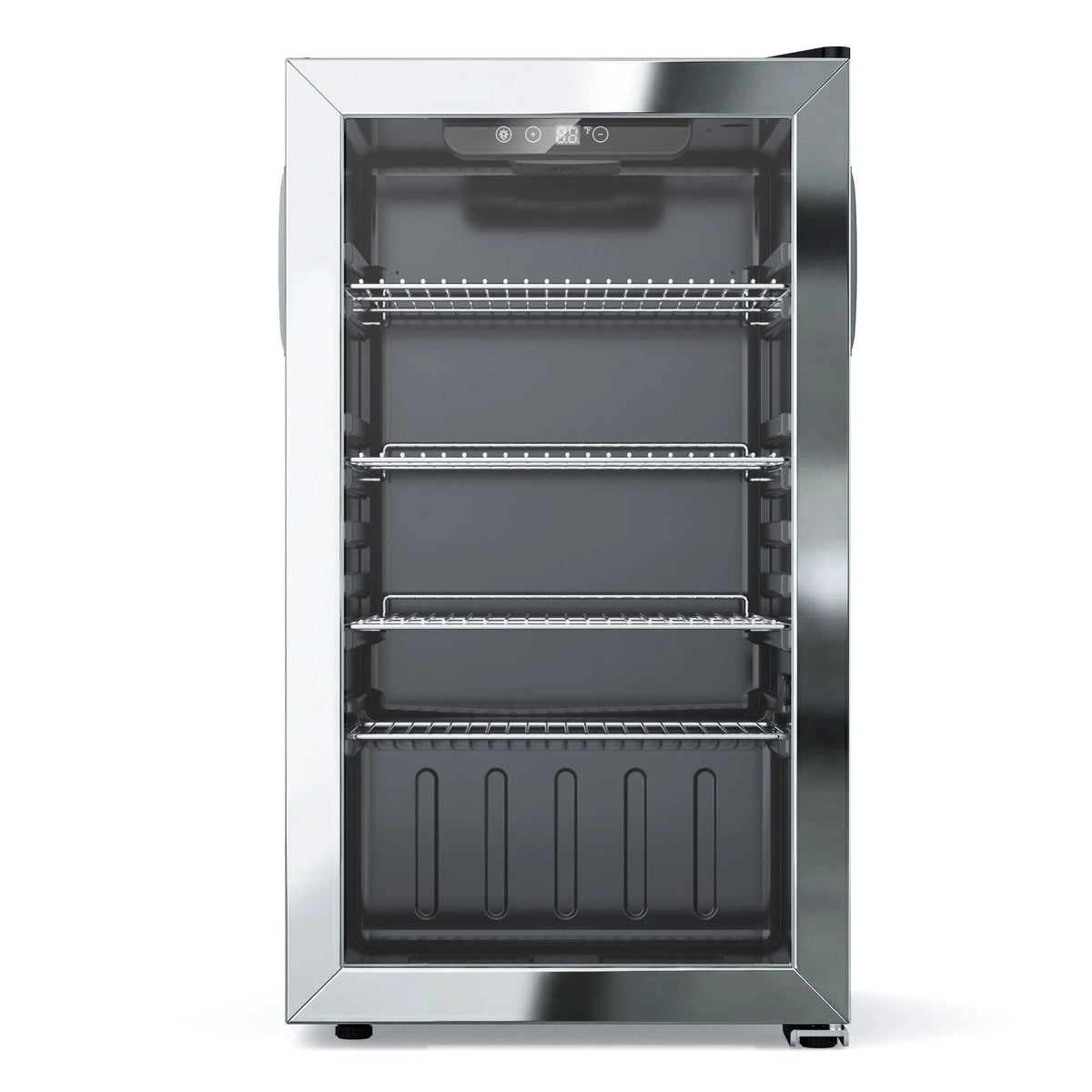 SHICUO Beverage Refrigerator Cooler With Glass Door And Adjustable Shelves