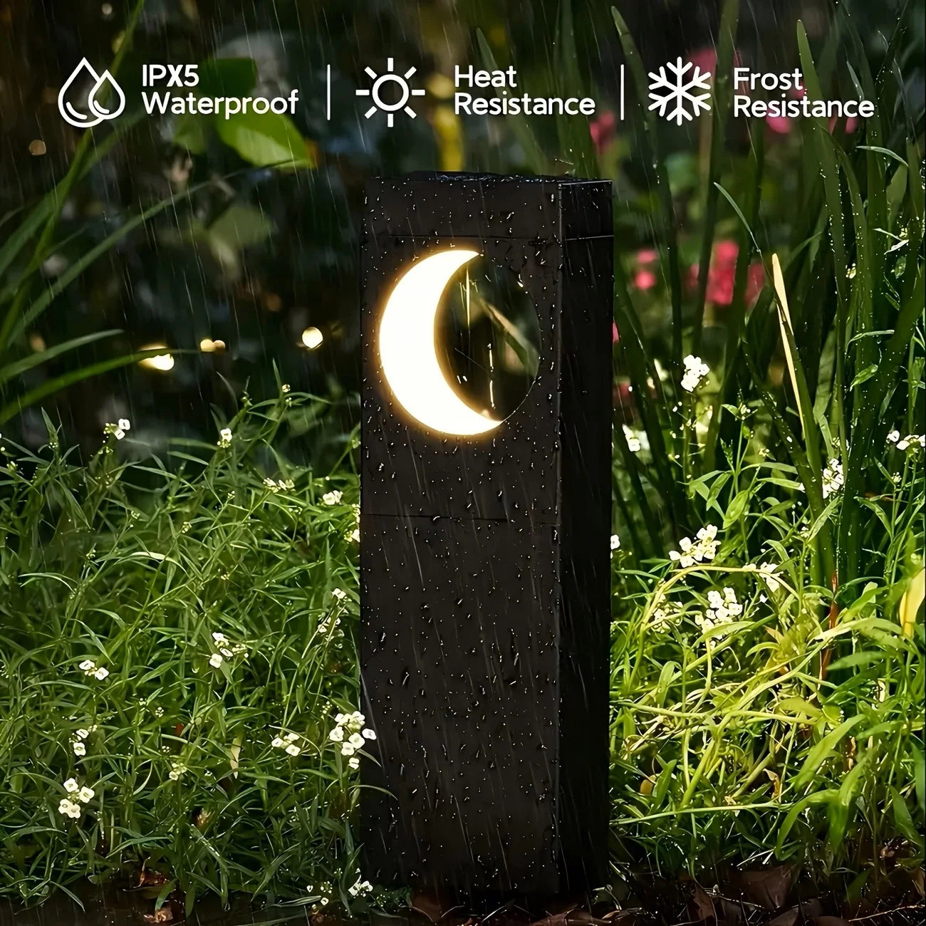 Solar Pathway Lights Outdoor Waterproof Moonlight Garden Lighting Auto On Off