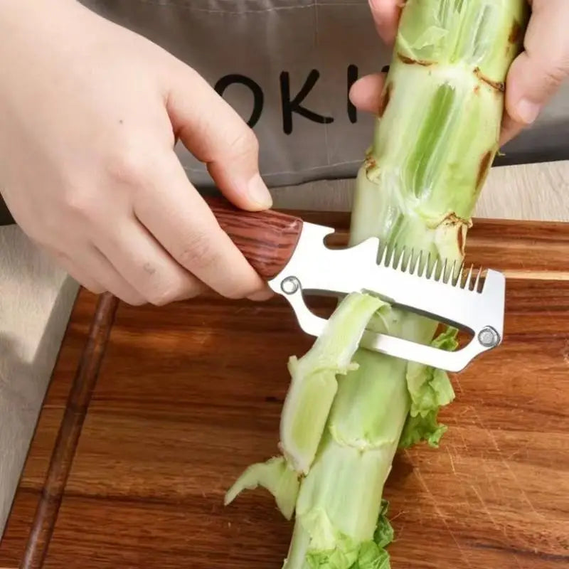 Multifunctional Vegetable Peeler With Bottle Opener For Slicing