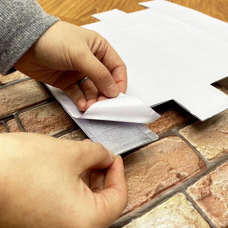 3D Imitation Brick Wall Sticker Self Adhesive Waterproof Wallpaper