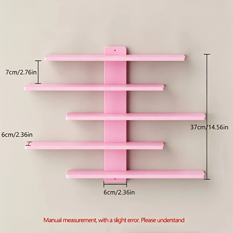 Floating Wall Display Racks Multi Tier Shelving Units For Home Decor