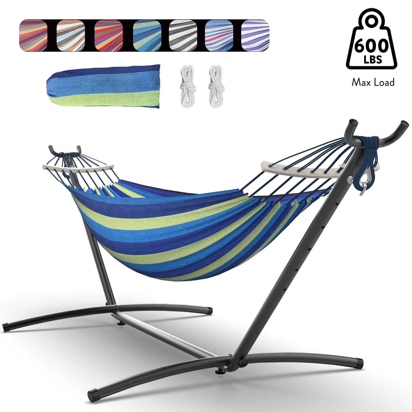 Gyroor Adjustable Stand Hammock With 600 Lb Capacity Outdoor