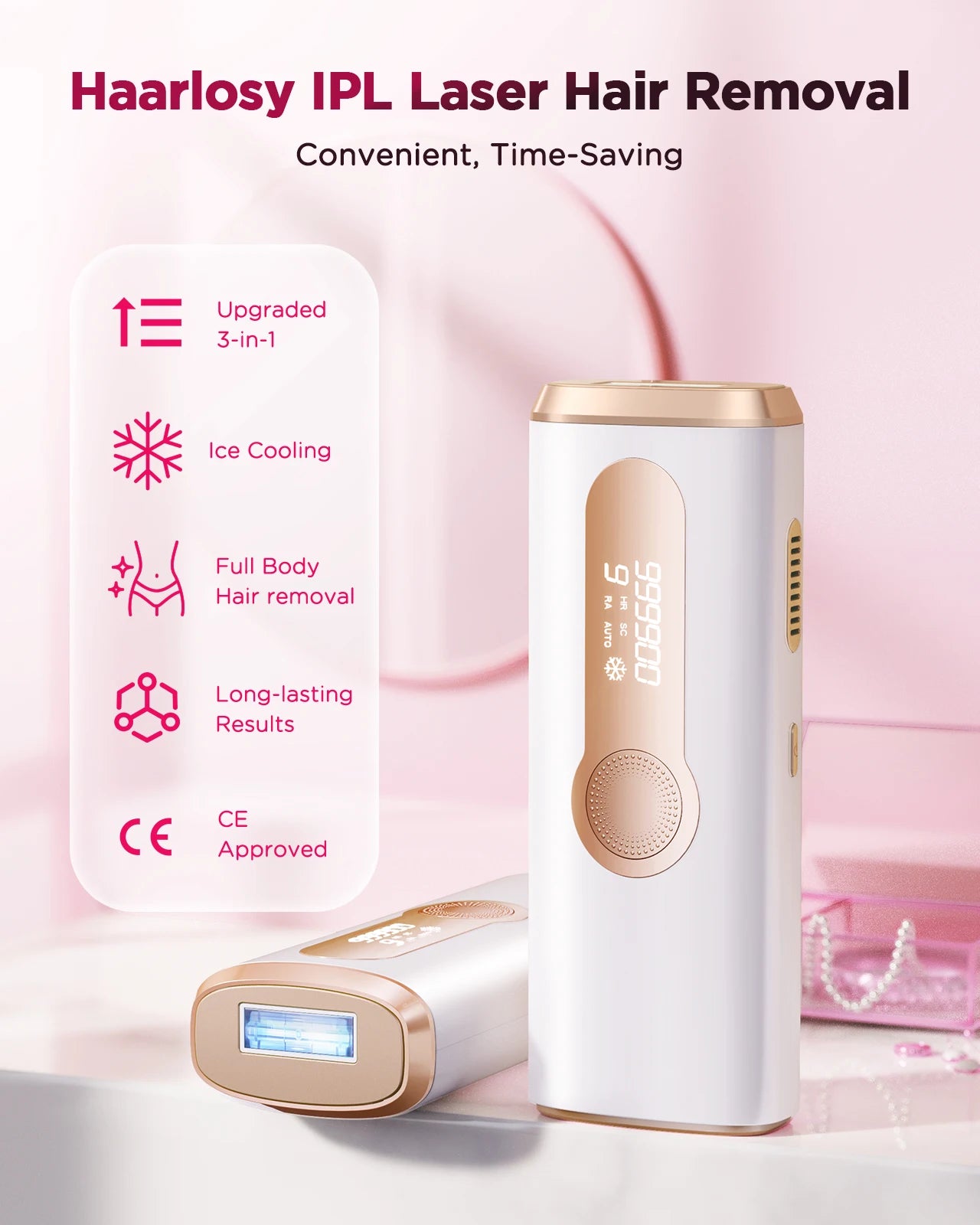 Totmizby IPL Hair Removal Epilator Laser Device For All Areas