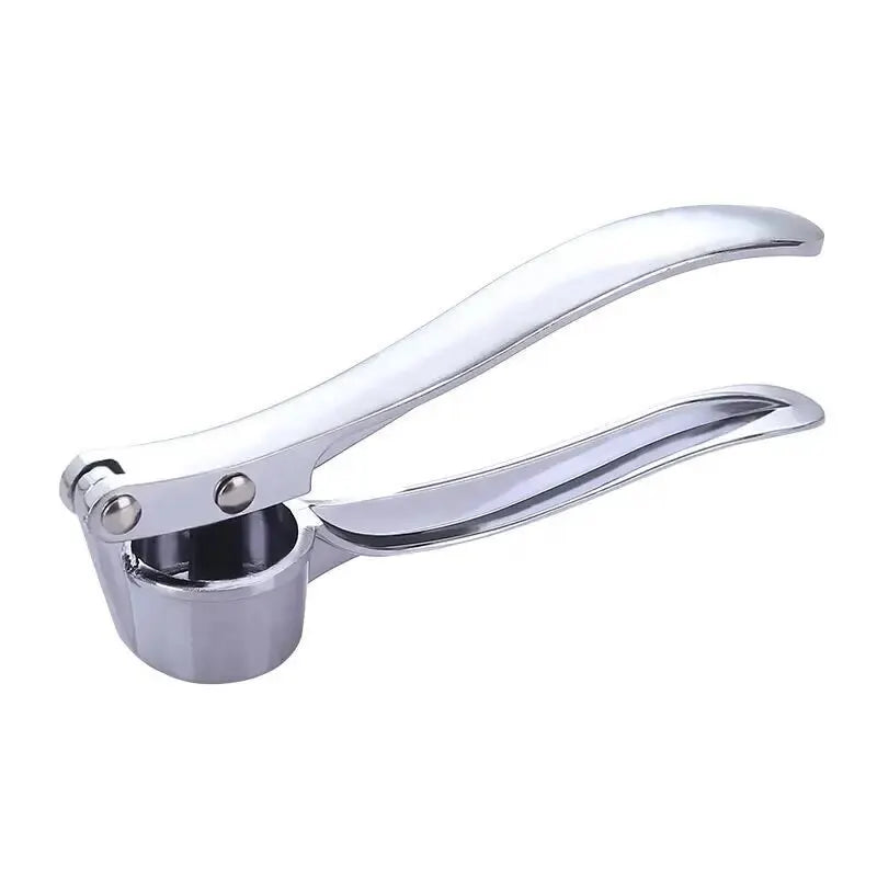 Multifunctional Garlic Press Pull Type Anti-Skid Thickened Handle Manual Chopper Crusher Zinc Alloy Stainless Steel Kitchen Clip