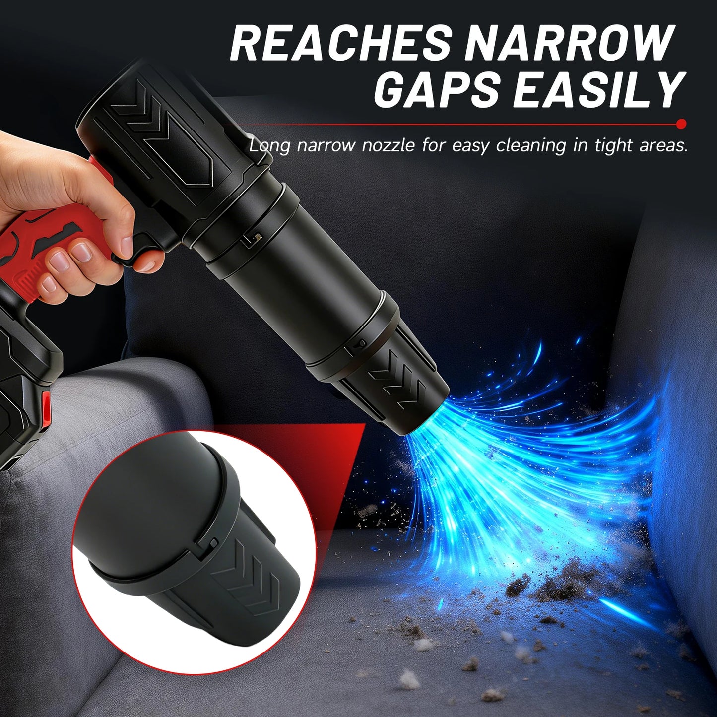 Brushless Cordless Leaf Blower With 2 Batteries And Charger