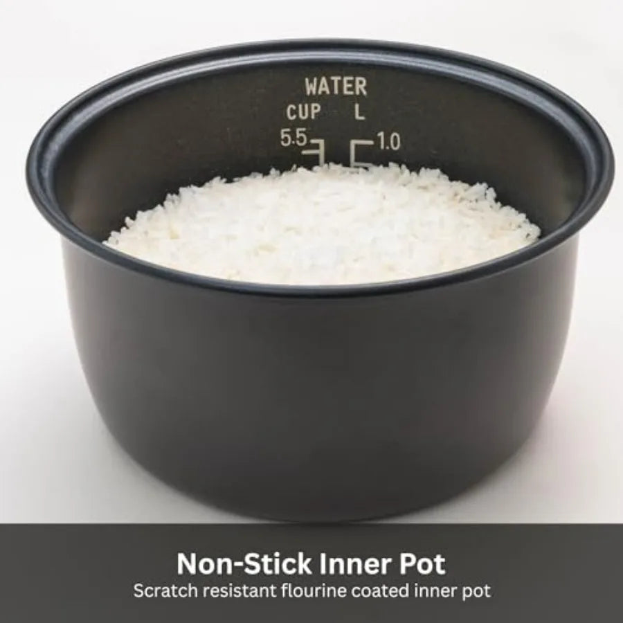 Nonstick Rice Cooker With Keep Warm Function And Retractable Cord