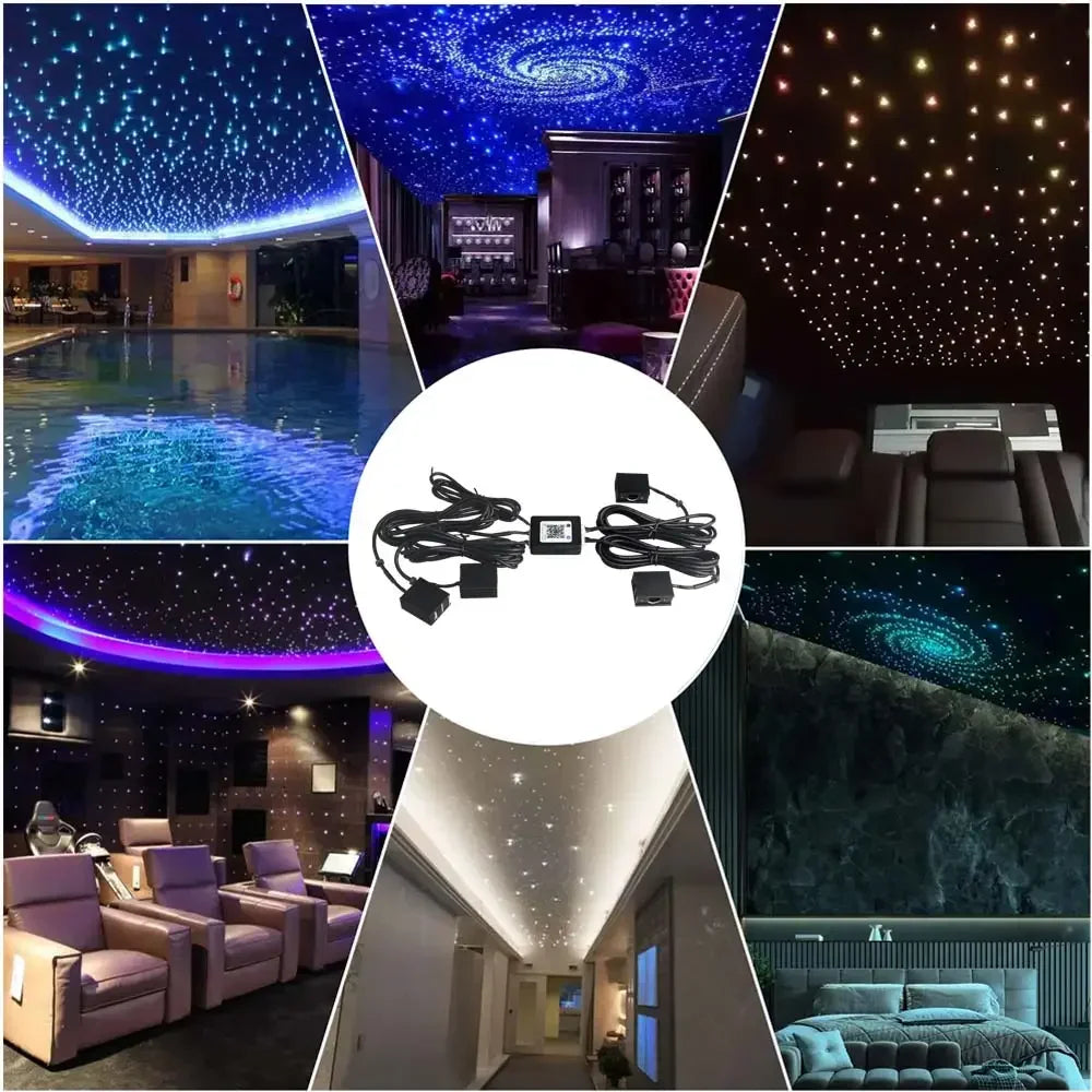 VASTFIRE Fiber Optic Starry Sky Lamp With App Music Remote