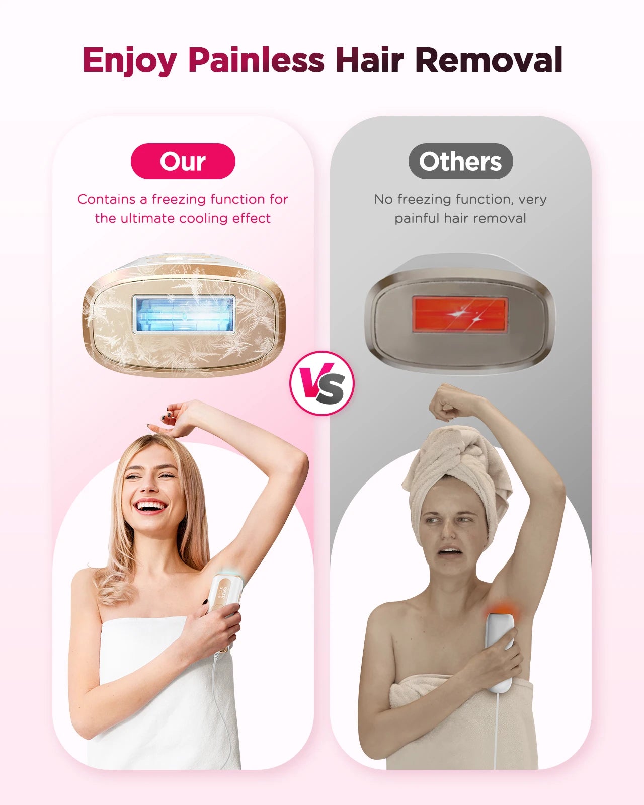 Totmizby IPL Hair Removal Epilator Laser Device For All Areas