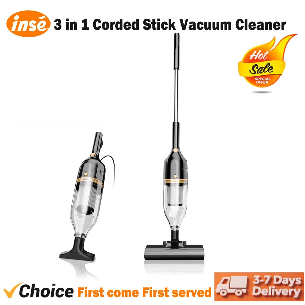 INSE R7 R6X R3S Corded Vacuum Cleaner 3-In-1