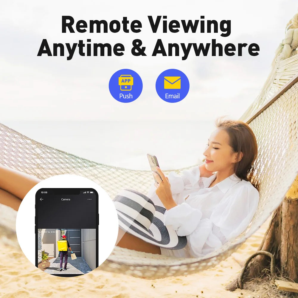 ANNKE Outdoor IP Security Camera With Motion Detection And Two Way Audio