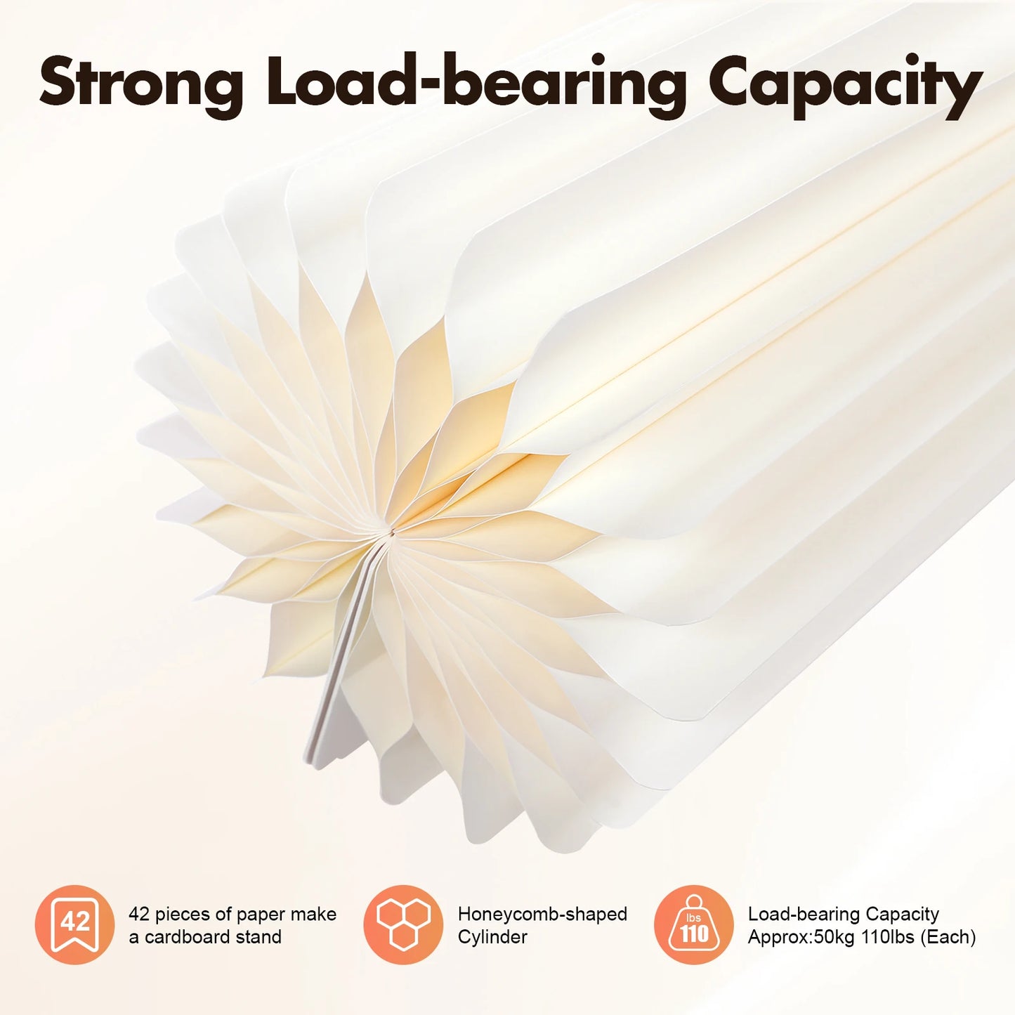 Foldable Cardboard Flower Stands Set for Wedding Centerpieces and Decor