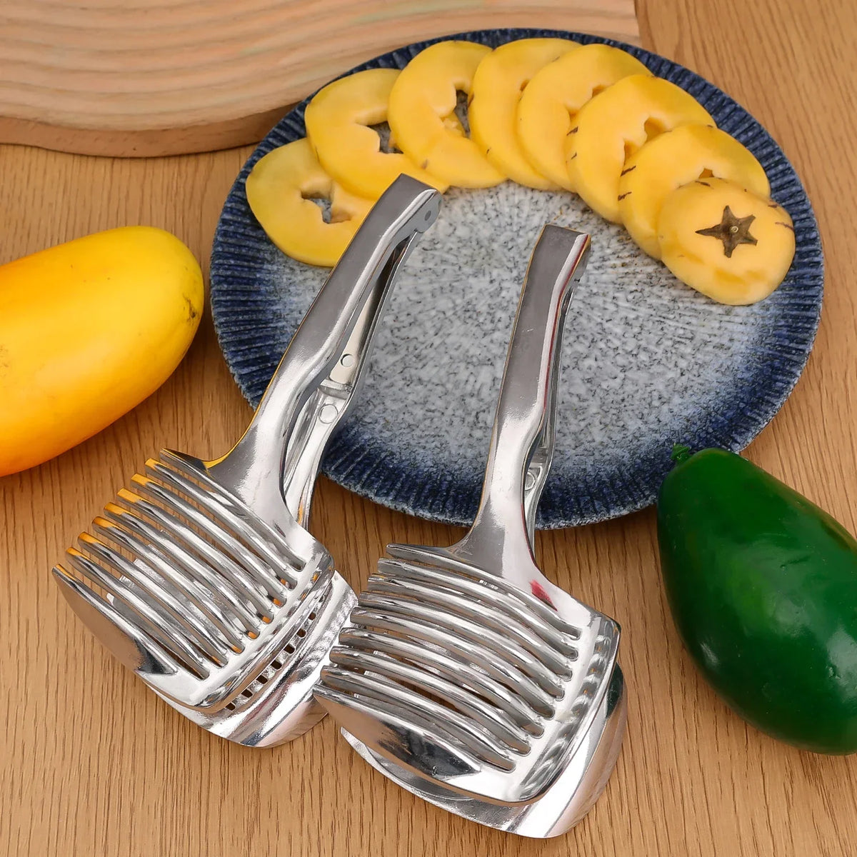 Multifunctional Lemon Slicer Clamp Aluminum Alloy Fruit Cutting Tool