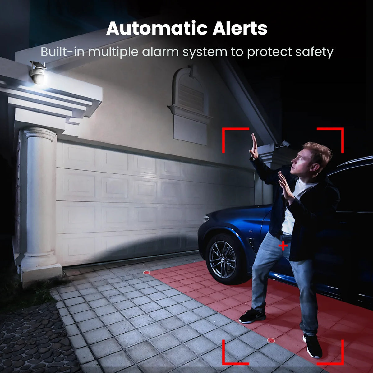 DEKCO Solar WiFi PTZ Security Camera With Two Way Audio