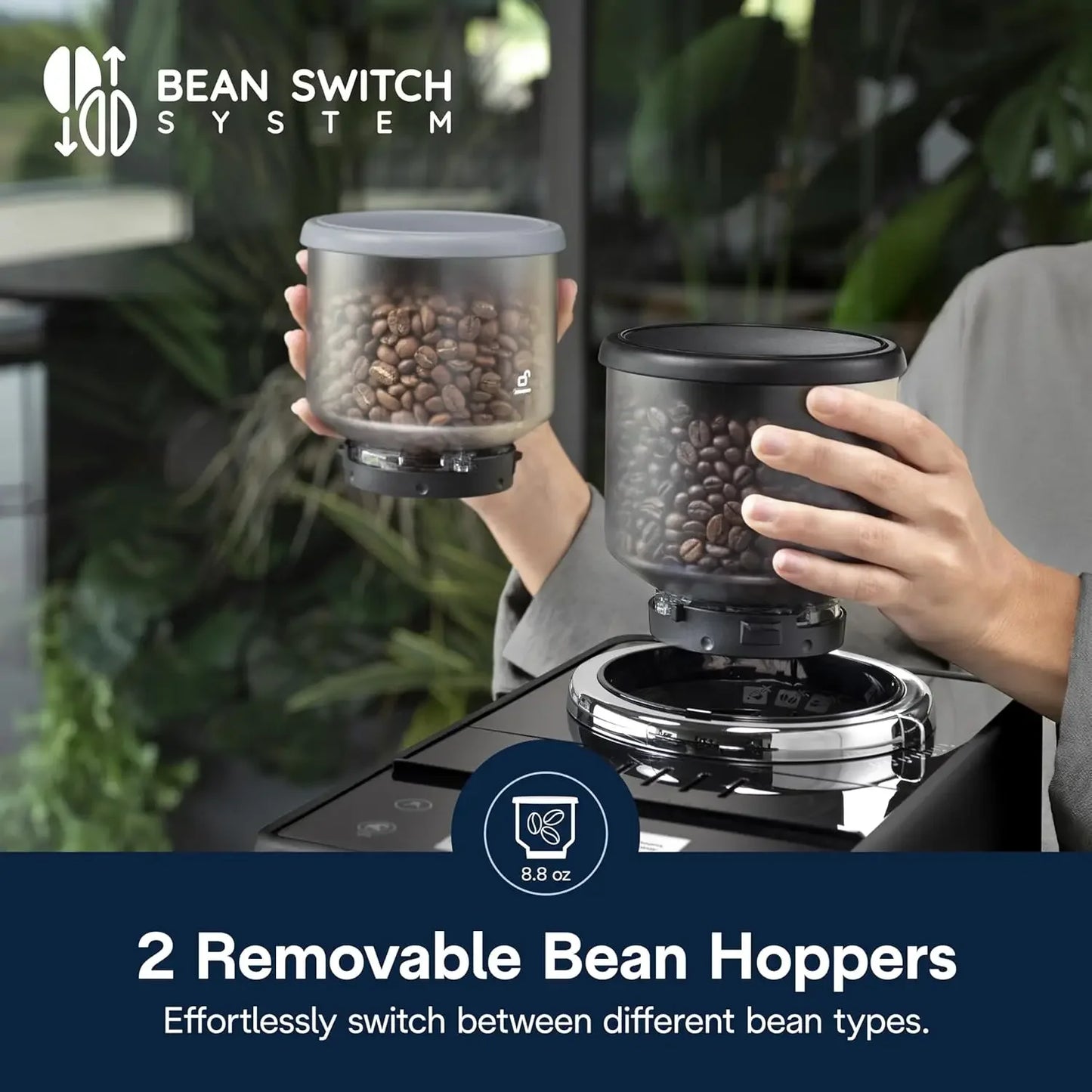 All In One Coffee Maker With Frother And Burr Grinder