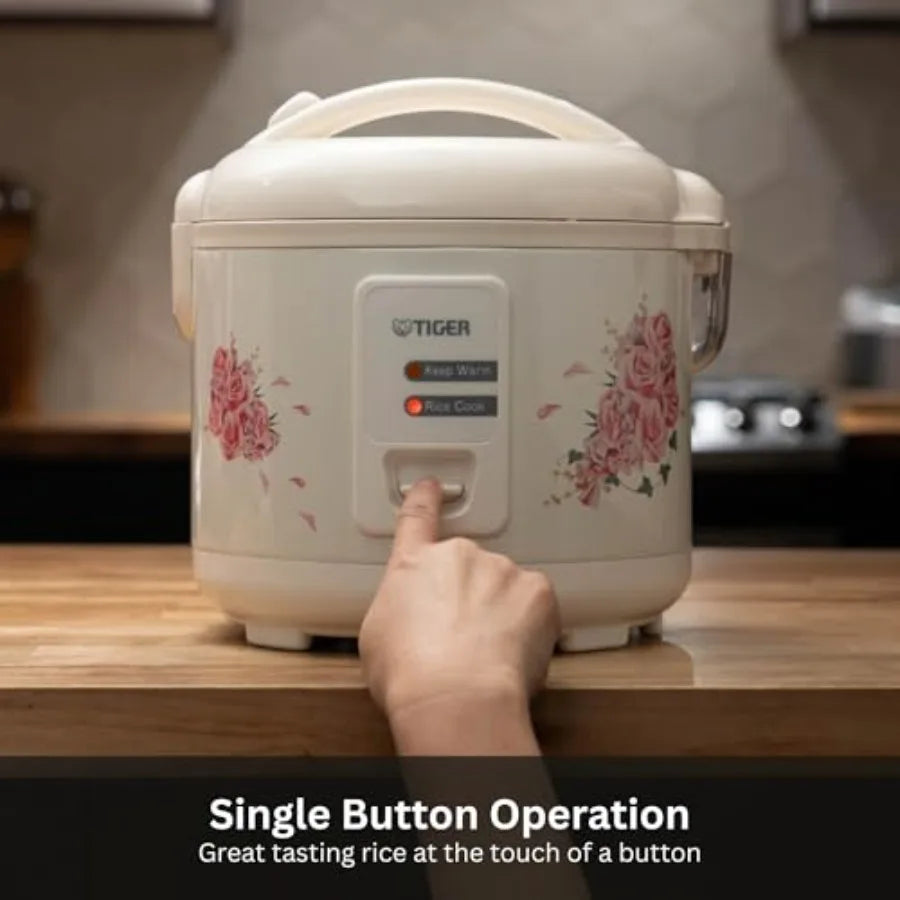 Nonstick Rice Cooker With Keep Warm Function And Retractable Cord