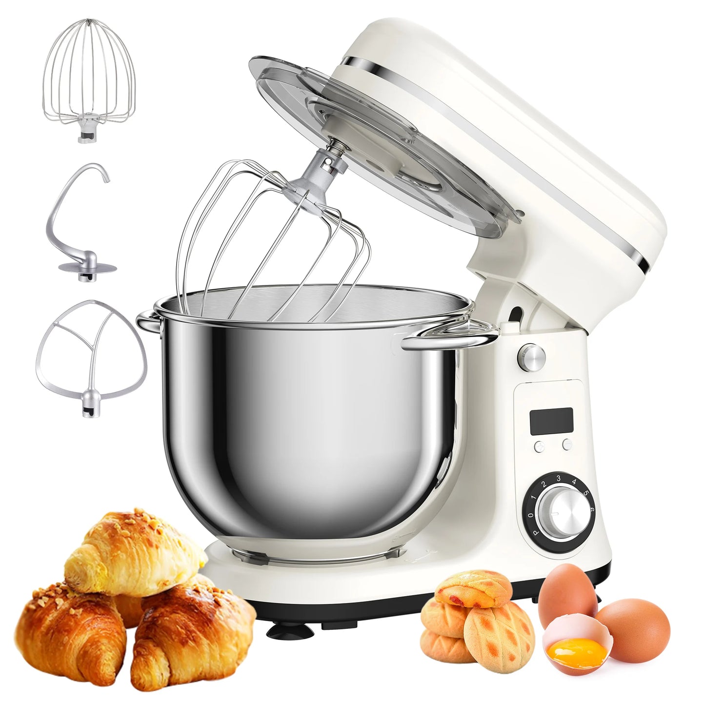 Biolomix Kitchen Stand Mixer And Blender Quiet 1200W 6 Speed