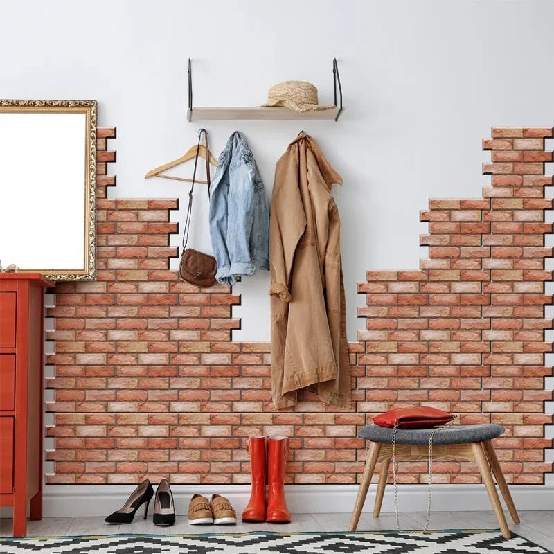 3D Imitation Brick Wall Sticker Self Adhesive Waterproof Wallpaper