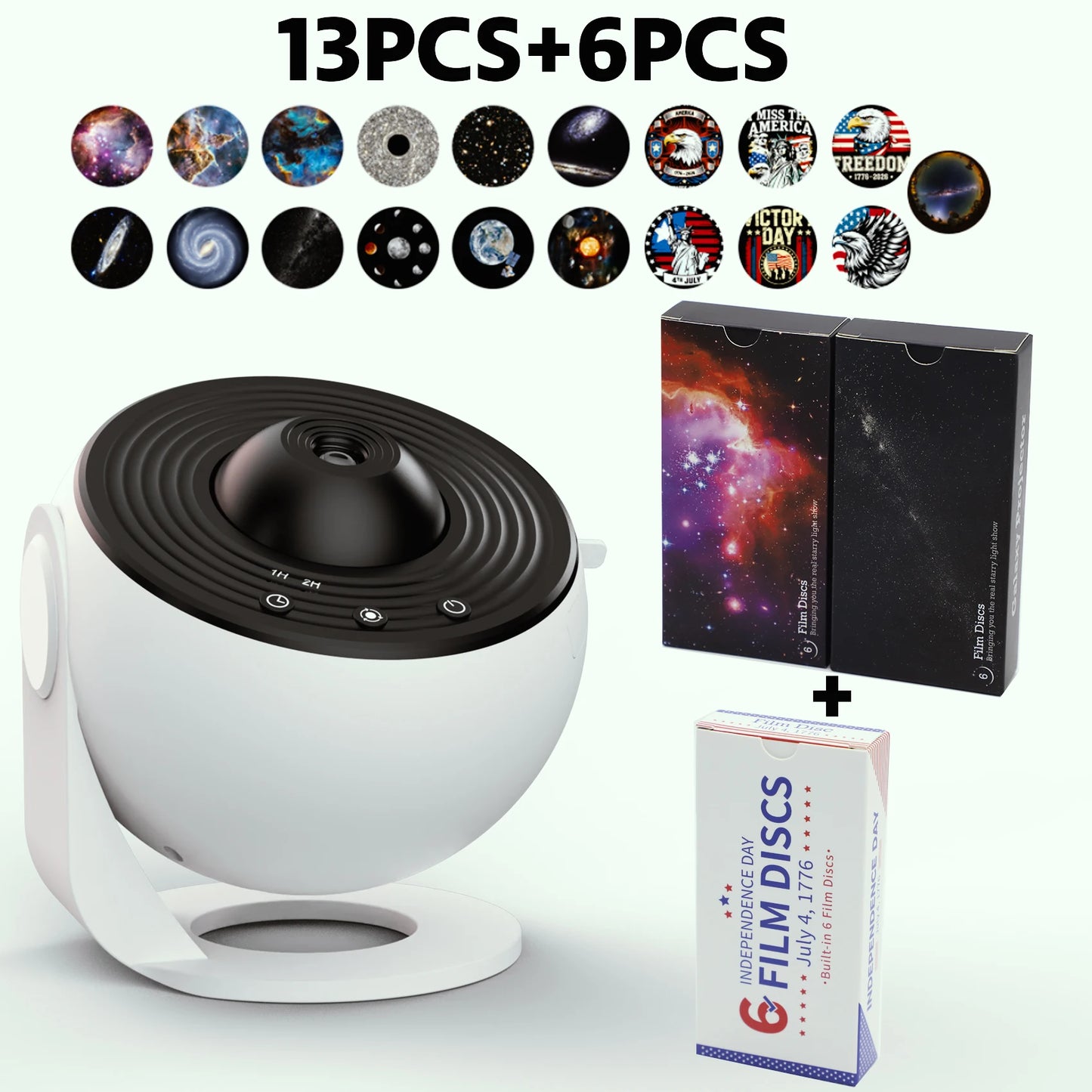 AUSYLE Galaxy Projector Starry Sky Night Light 360 Rotation