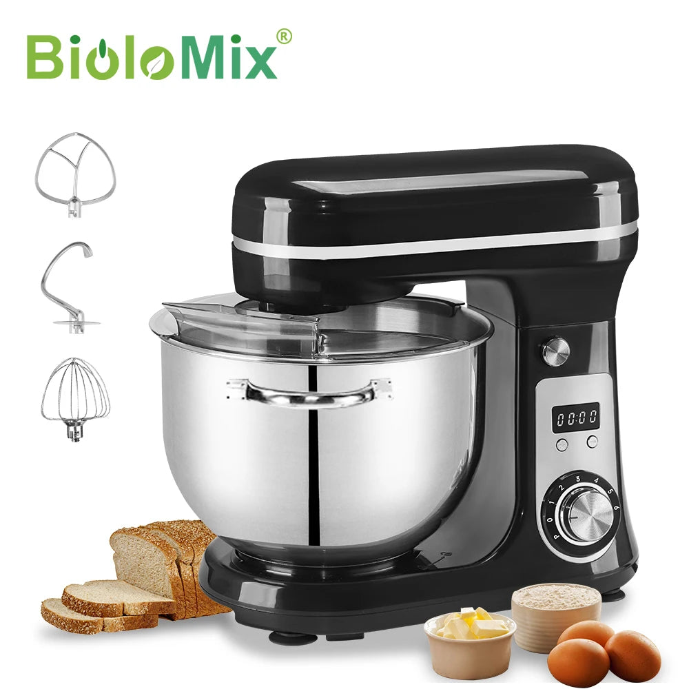 Biolomix Kitchen Stand Mixer And Blender Quiet 1200W 6 Speed