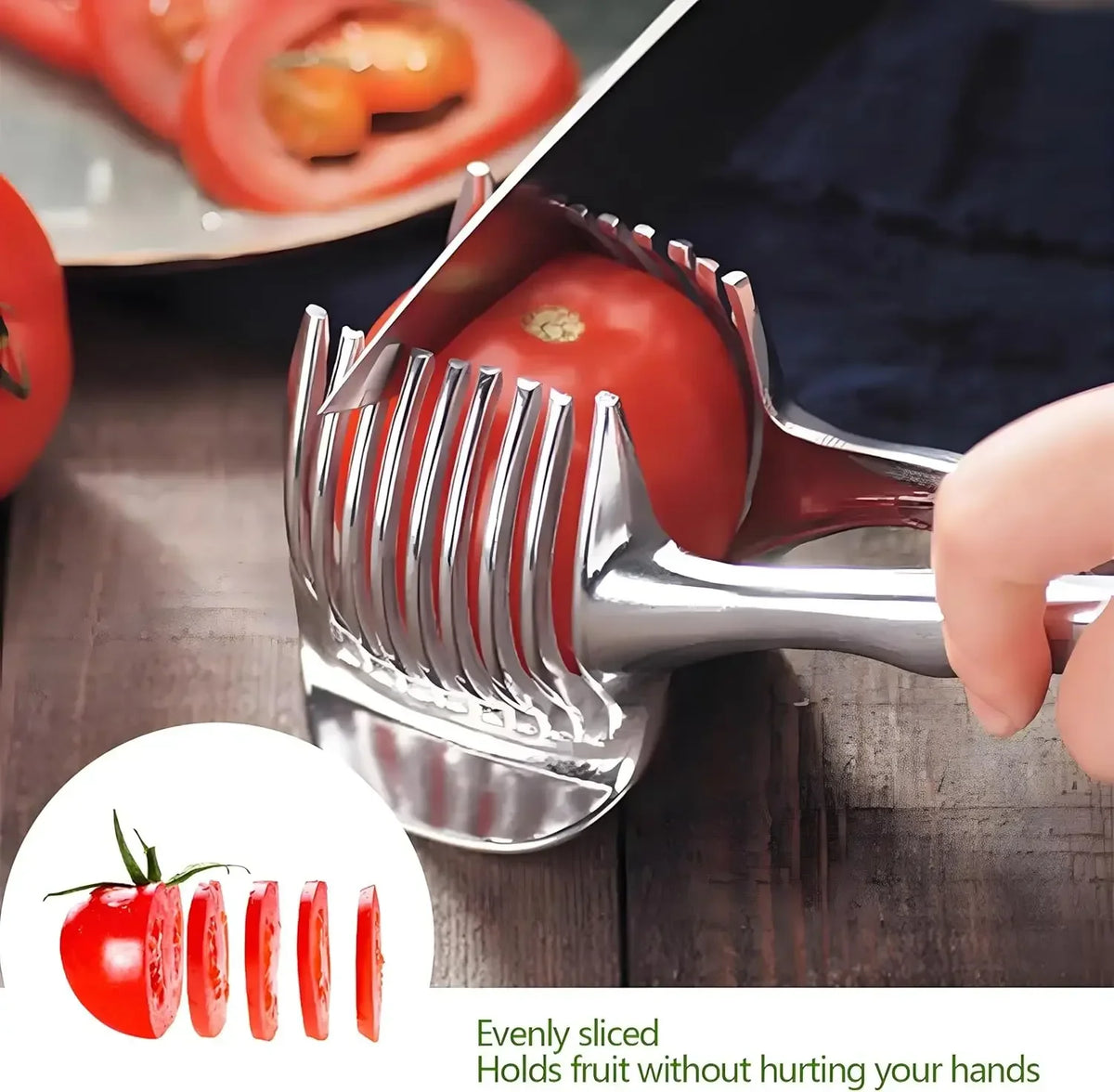 Multifunctional Lemon Slicer Clamp Aluminum Alloy Fruit Cutting Tool