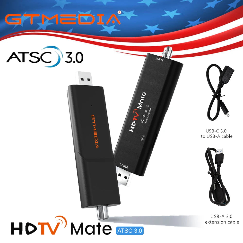 GTMEDIA HDTV Mate USB Tuner Stick ATSC 3.0 Android 9.0