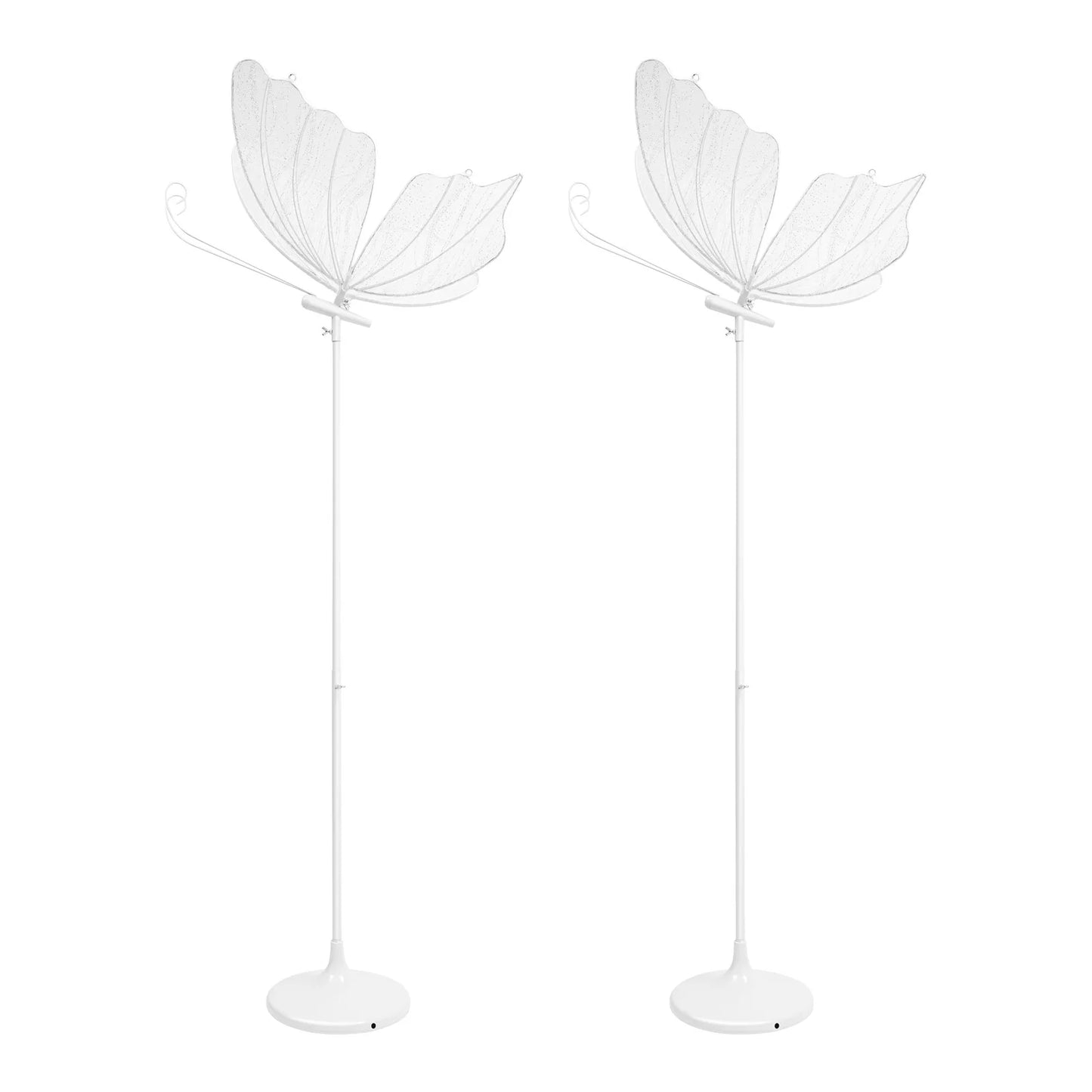 Butterfly LED Floor Lamp Set, Adjustable Height, 48W, 110V