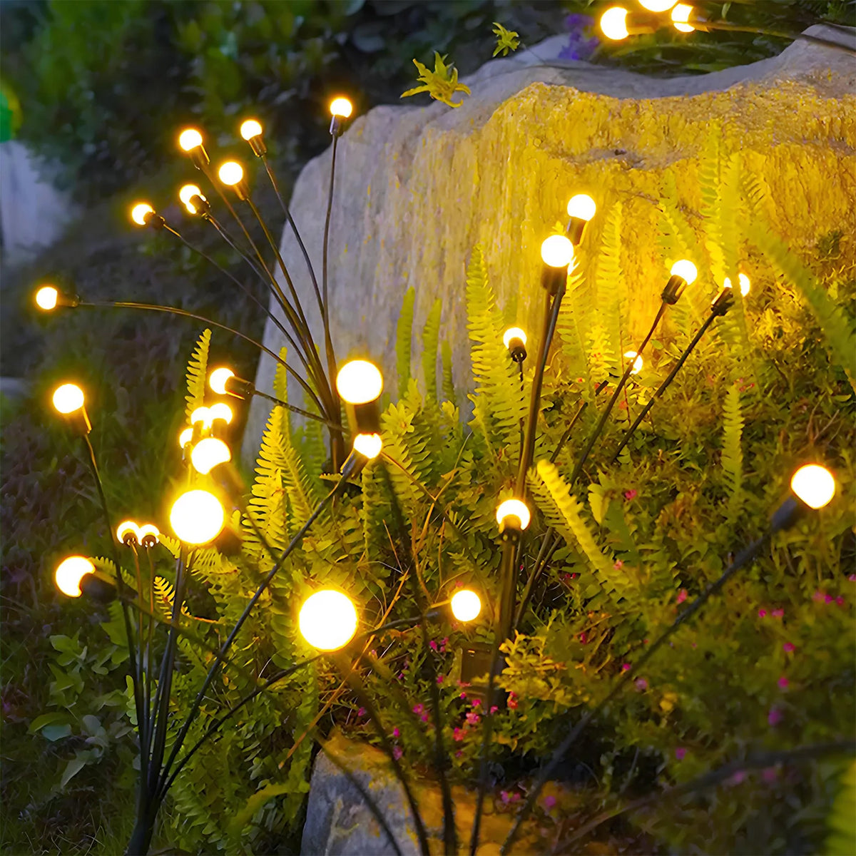 Solar Firefly Garden Lights Outdoor Waterproof Decorative Lighting