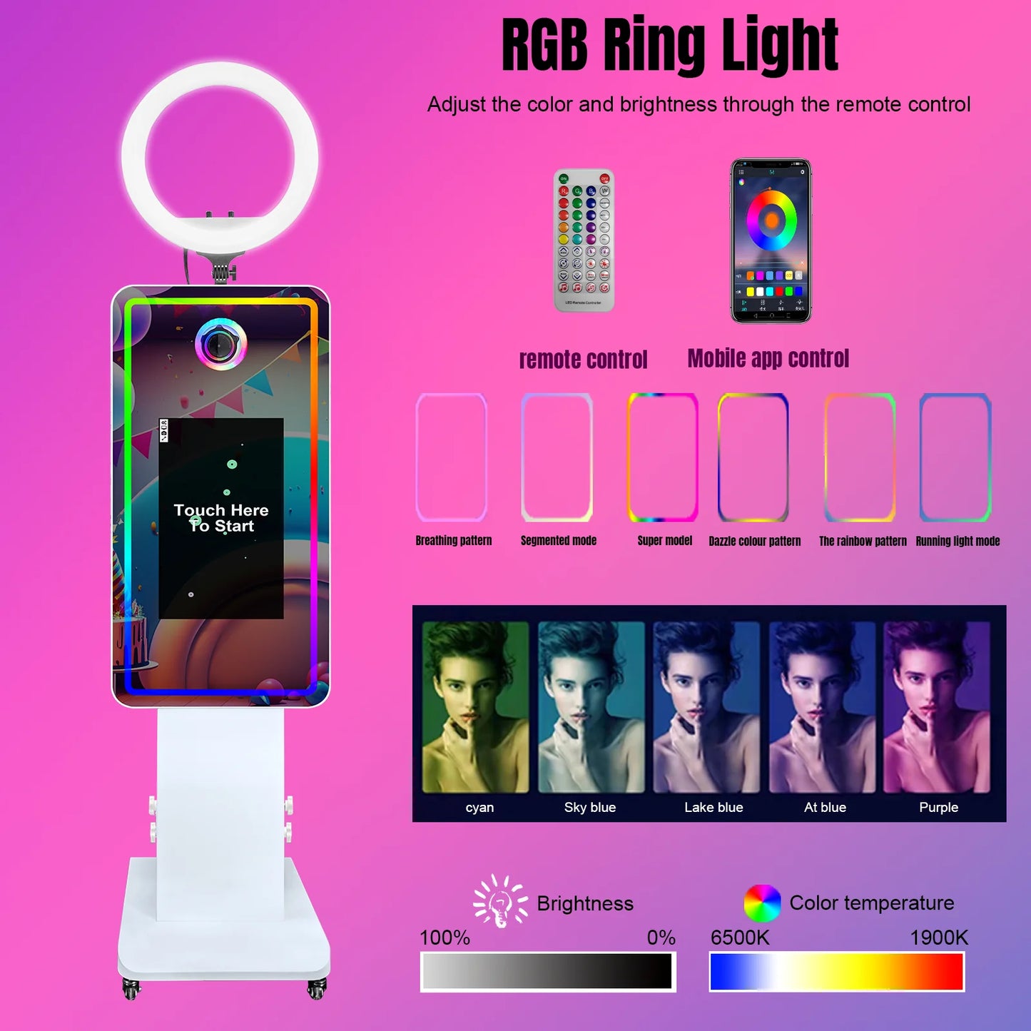 PrimeBooth Magic Mirror Photobooth Machine For Wedding Parties