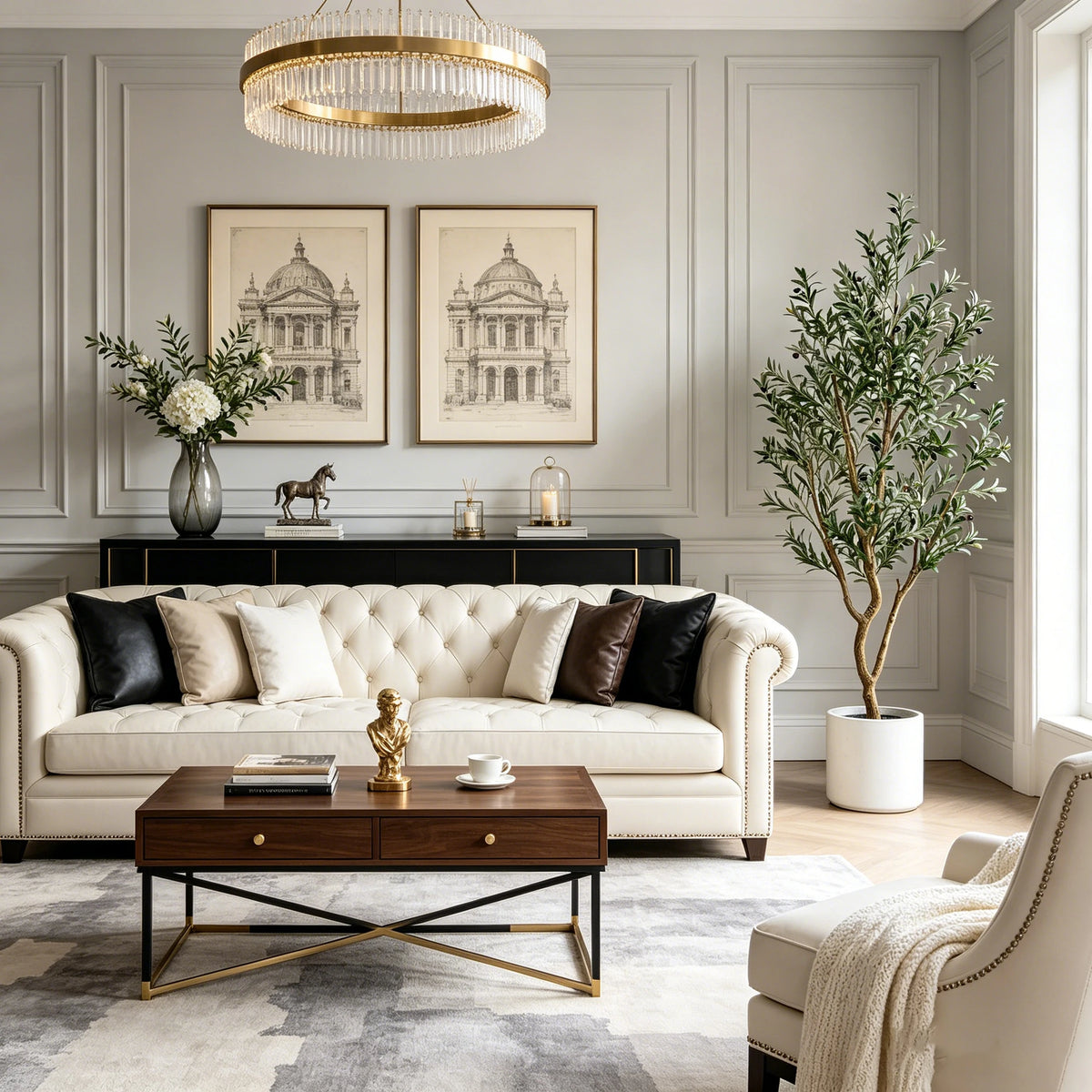 Olitree Artificial Olive Tree With Lifelike Fruits For Home Decor