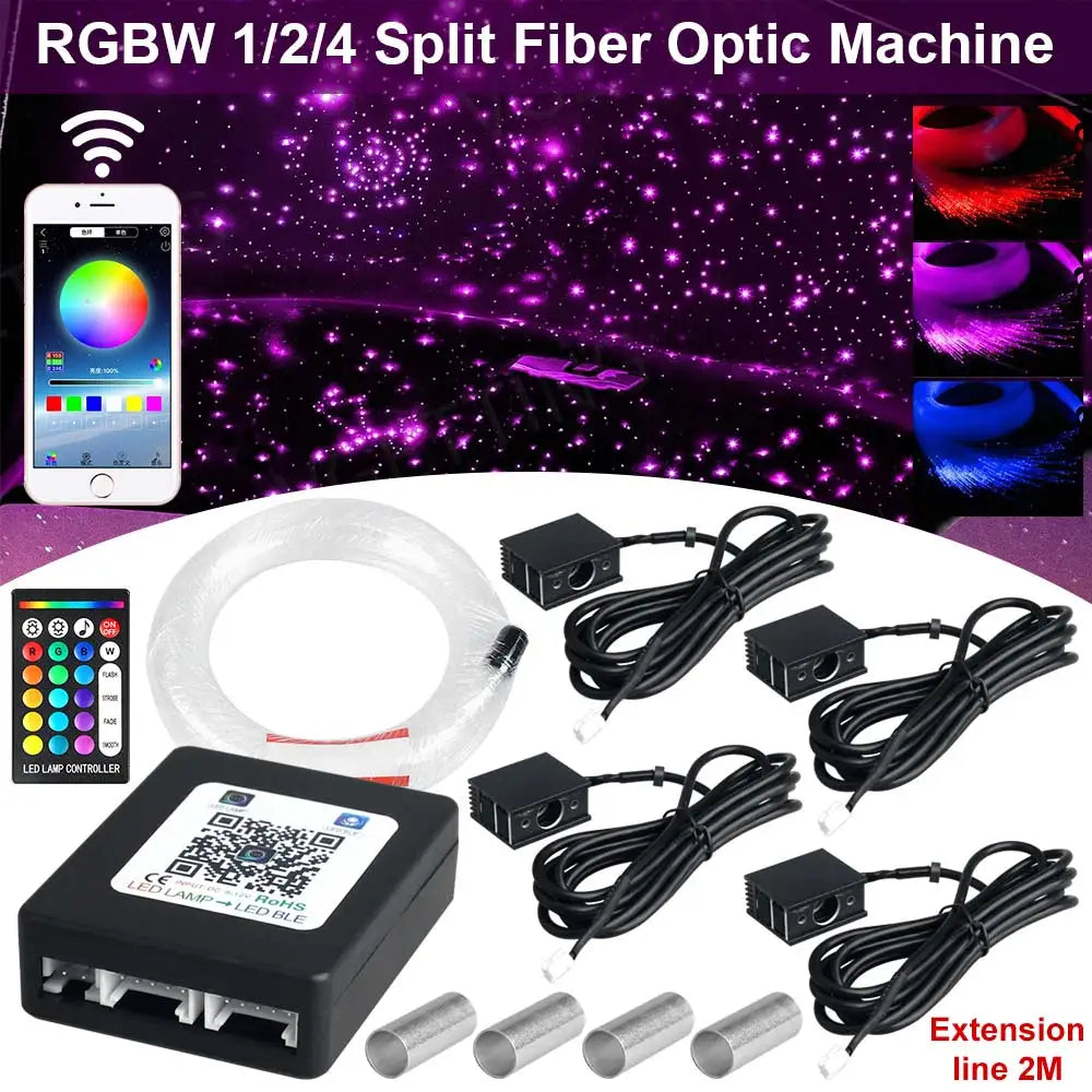 VASTFIRE Fiber Optic Starry Sky Lamp With App Music Remote