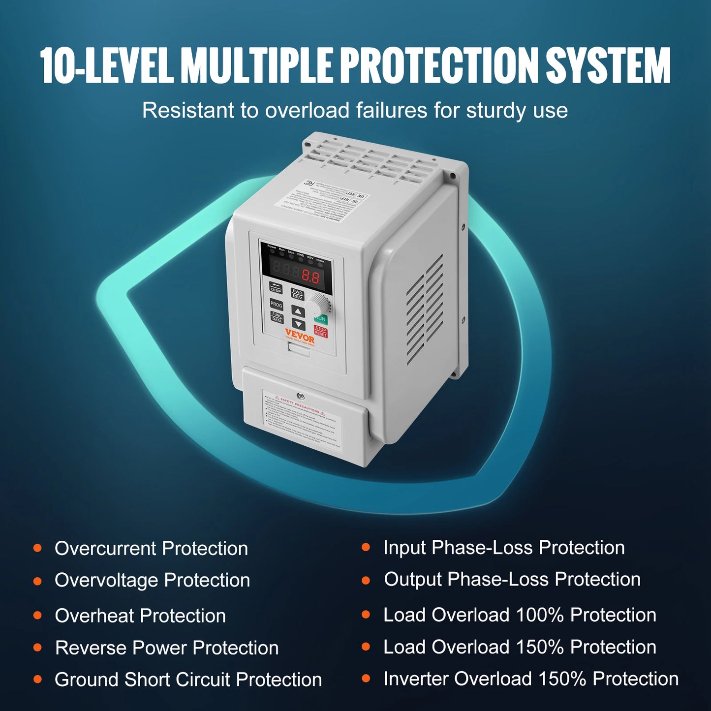 Succebuy 2.2KW VFD Inverter 220V Three-Phase Speed Controller