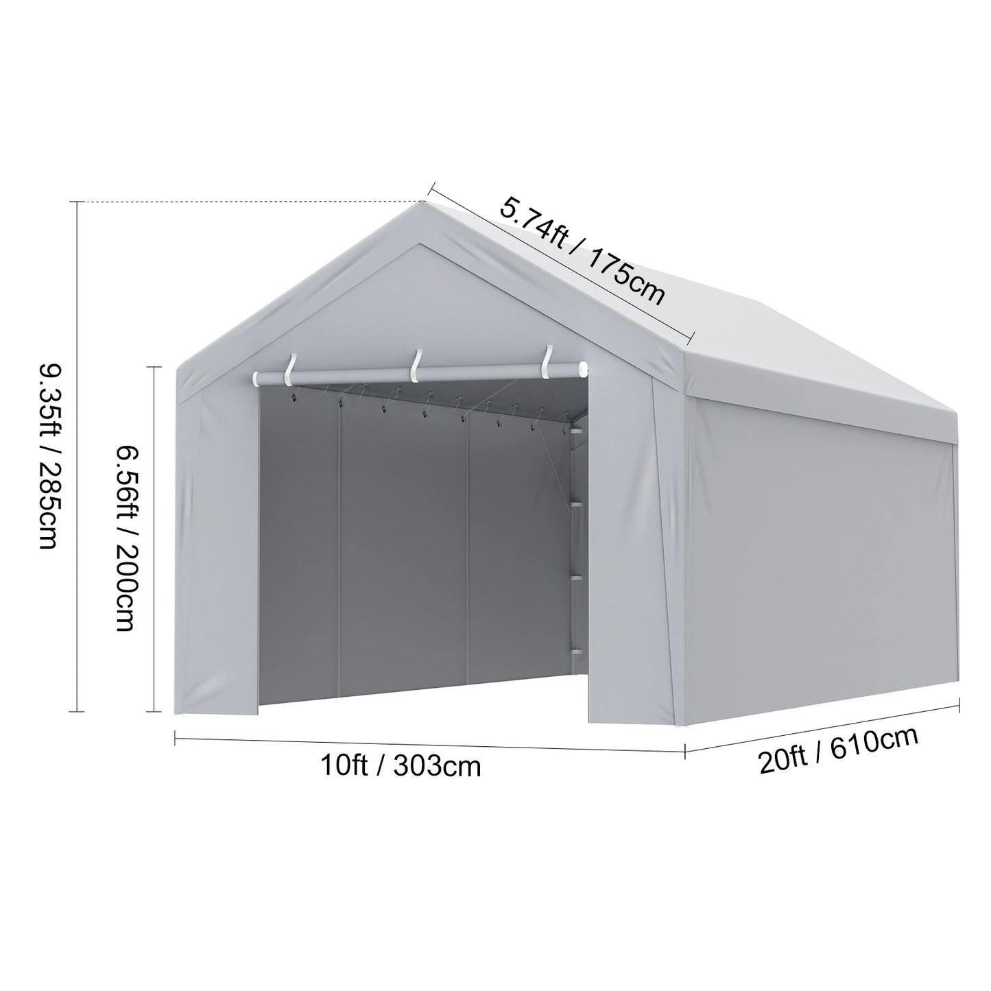 Carport Replacement Canopy Cover Garage Shelter Heavy Duty Waterproof UV