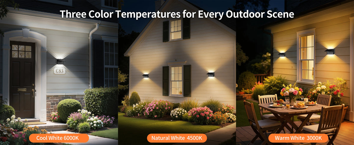 Intelamp Solar Wall Lights With Remote Control Waterproof Outdoor LED