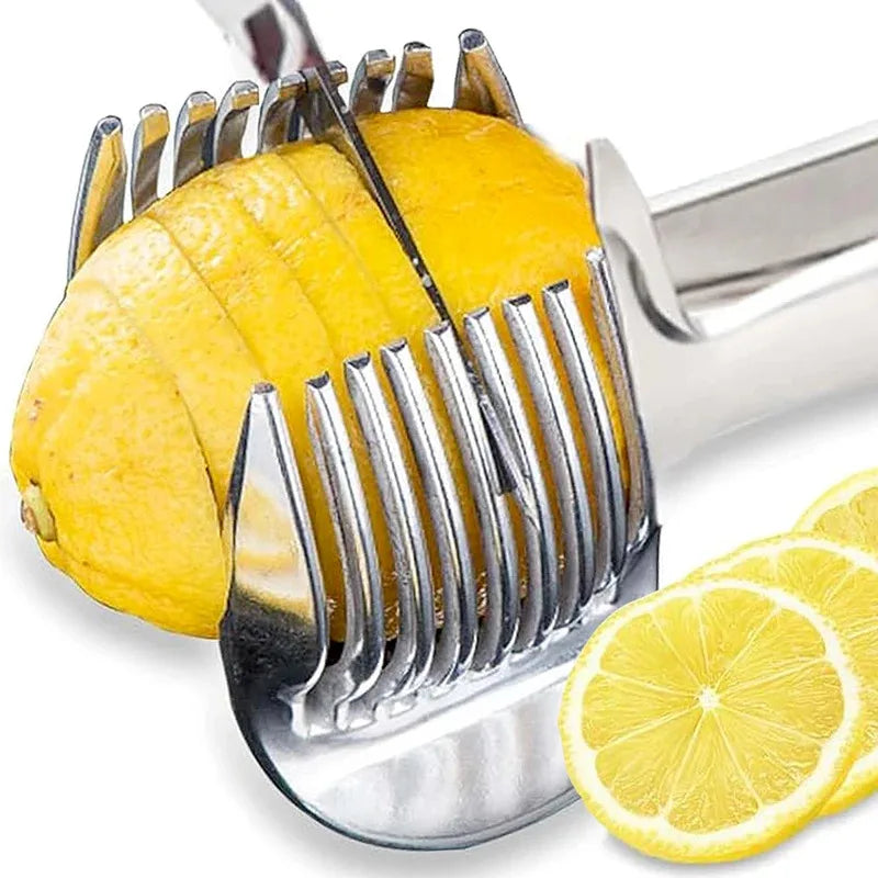 Multifunctional Lemon Slicer Clamp Aluminum Alloy Fruit Cutting Tool