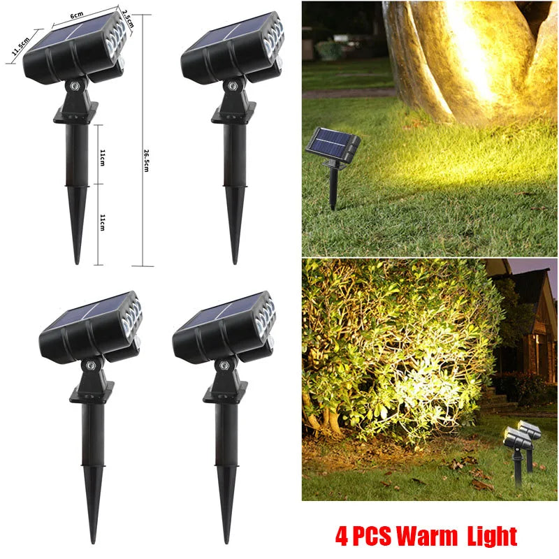 Famcdc Solar Outdoor Wall Light 5 Led Motion Sensor Patio
