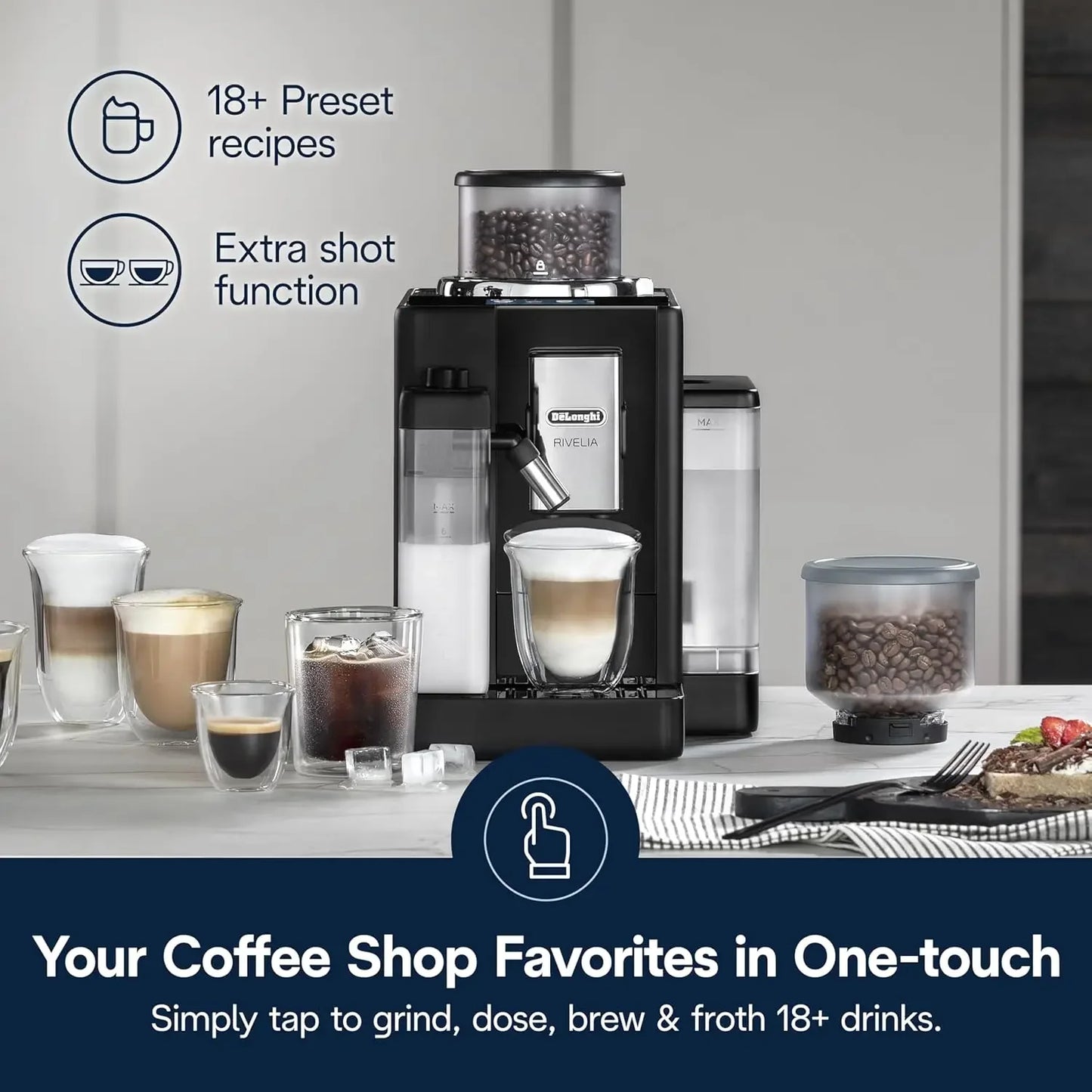 All In One Coffee Maker With Frother And Burr Grinder