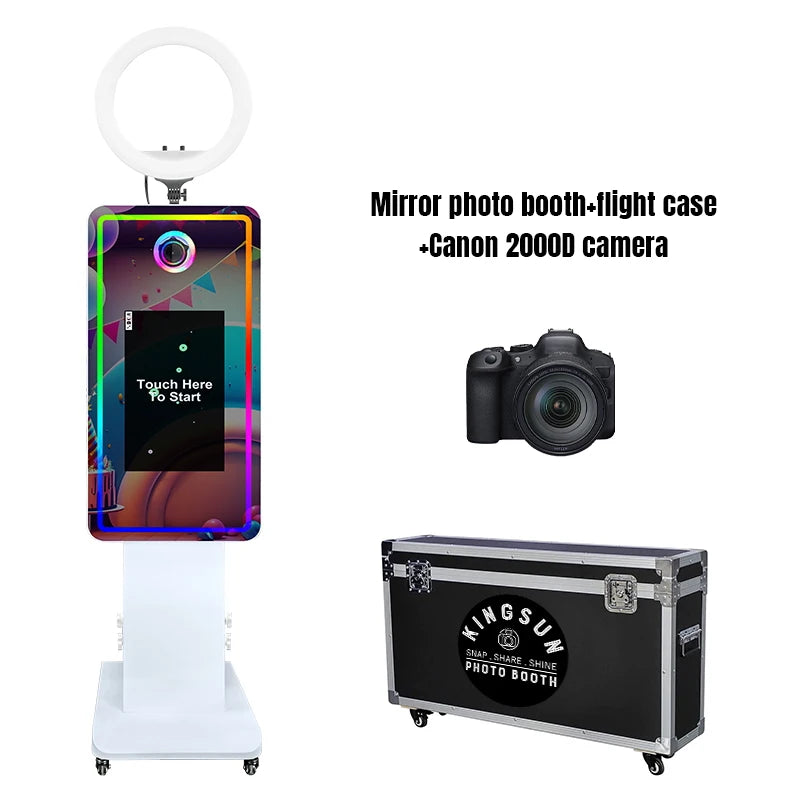 PrimeBooth Magic Mirror Photobooth Machine For Wedding Parties