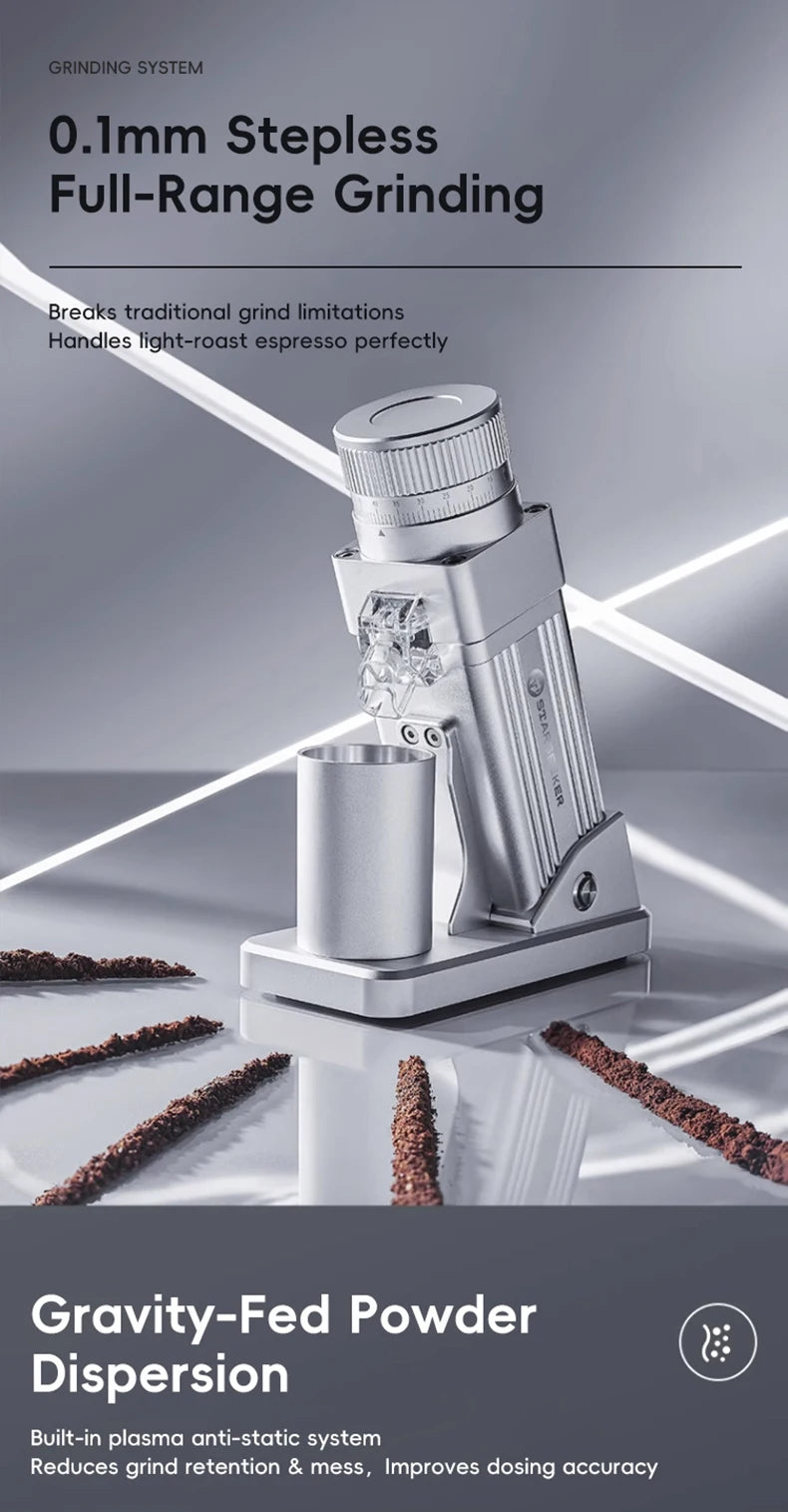 Starseeker Conical Burr Coffee Grinder For Espresso