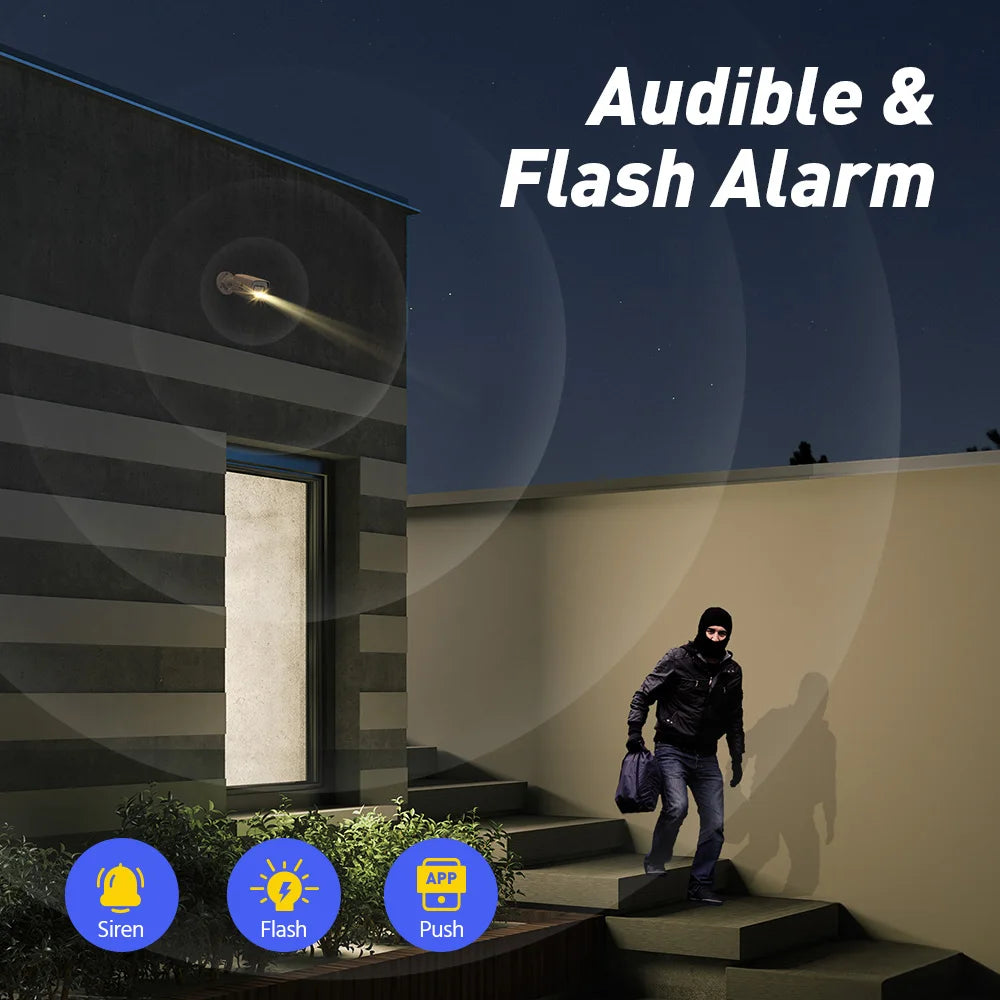 ANNKE Outdoor IP Security Camera With Motion Detection And Two Way Audio