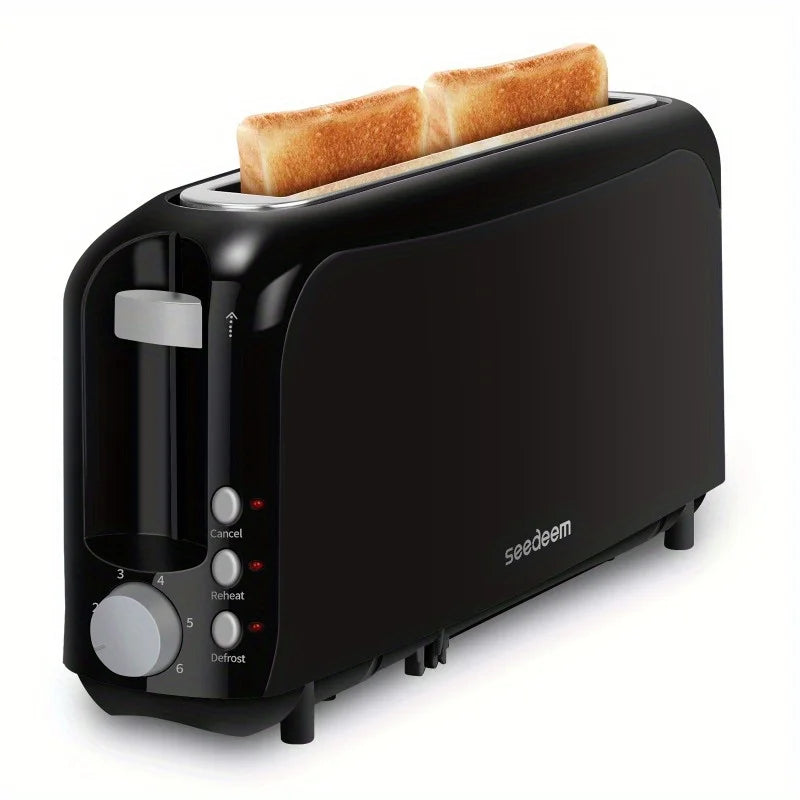 Premium Electric Toaster With Defrost And Reheat Functions