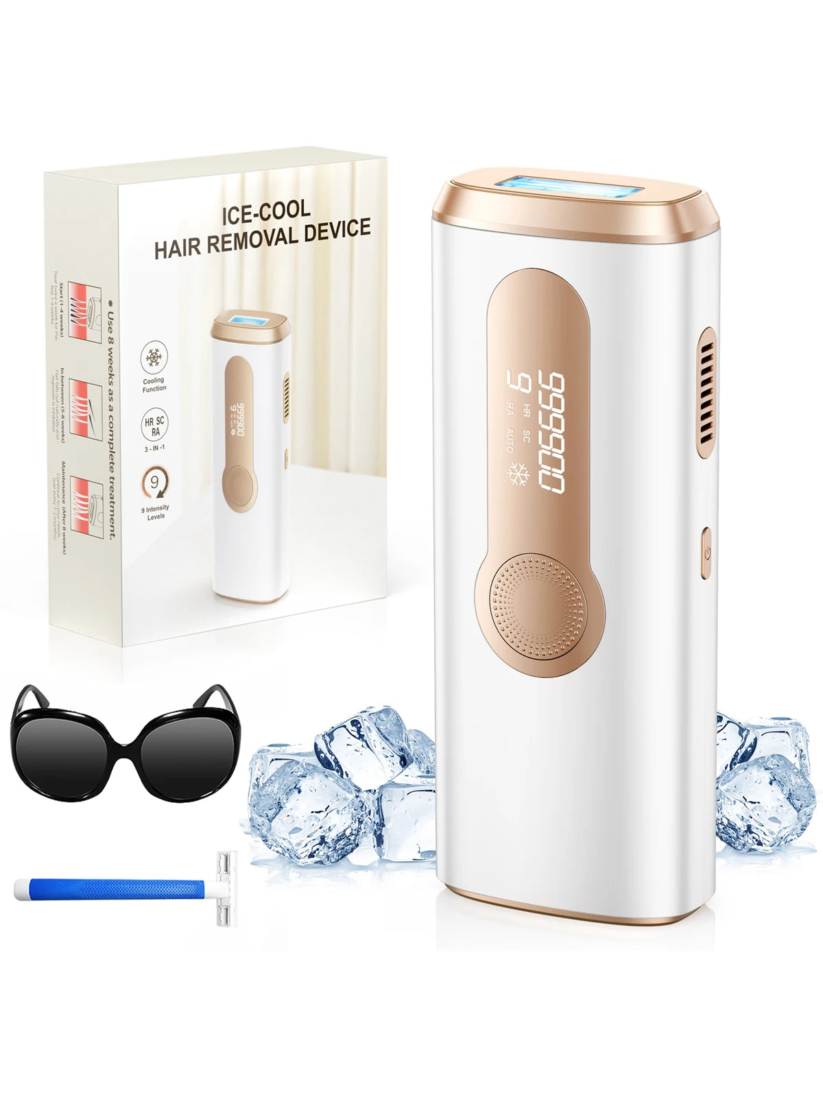 Totmizby IPL Hair Removal Epilator Laser Device For All Areas