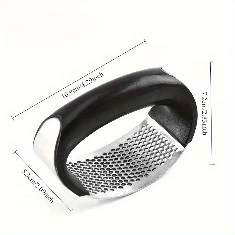GarlicPress, Stainless Steel GarlicPress, Garlic Mincer, Chopping Garlic Tool, Fruit Vegetable Tools Kitchen Accessories Gadget