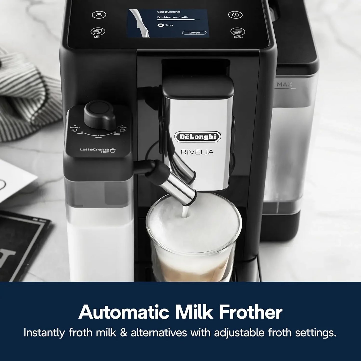 All In One Coffee Maker With Frother And Burr Grinder