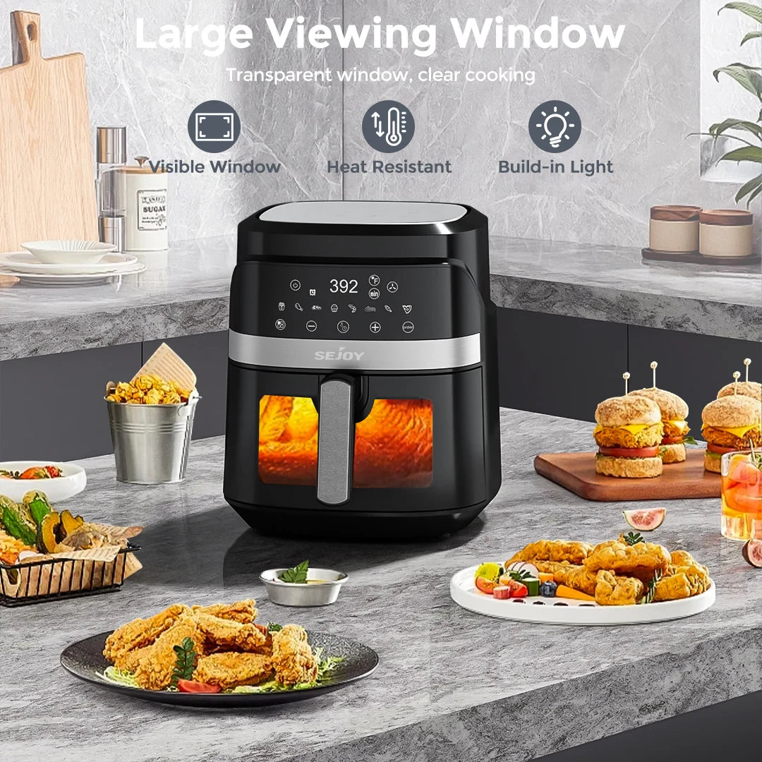 Sejoy 8 In 1 Air Fryer Oven Oilless Cooker DeluxePlus