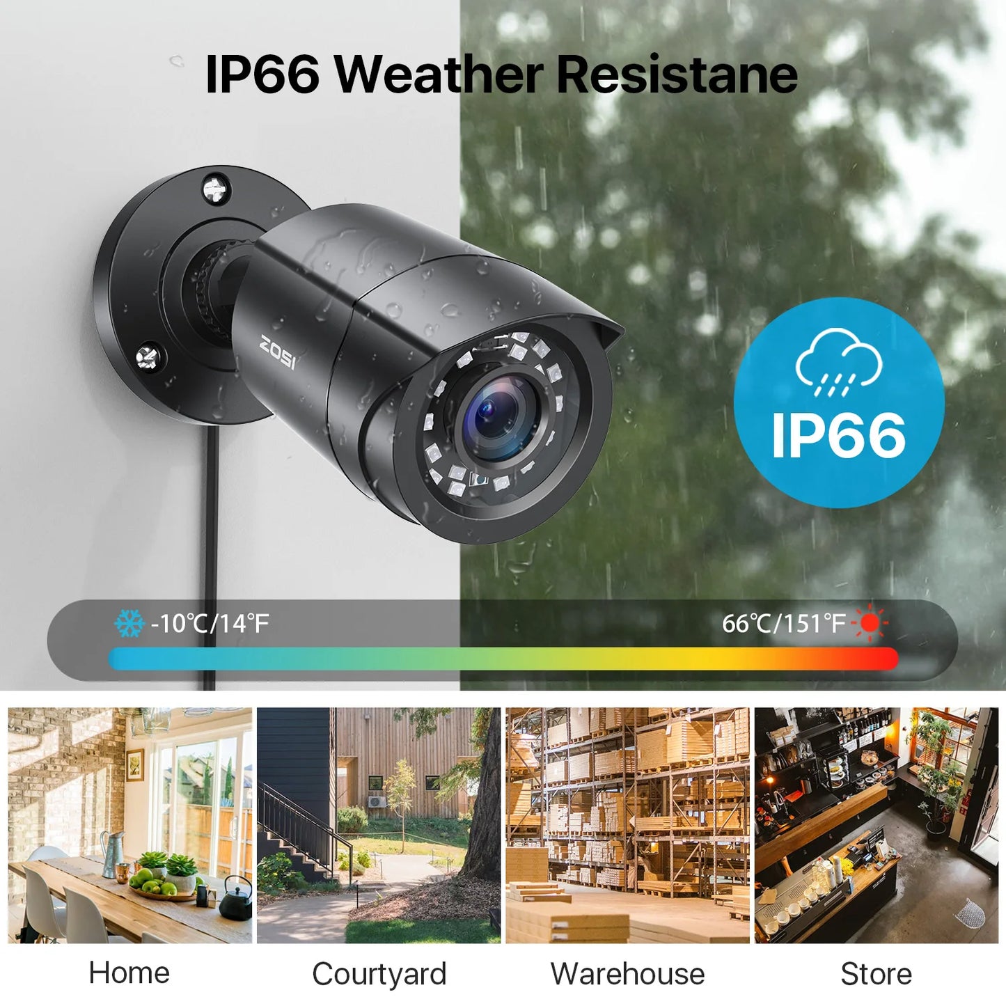 ZOSI 3K Lite Security Camera System AI Vehicle Detection DVR