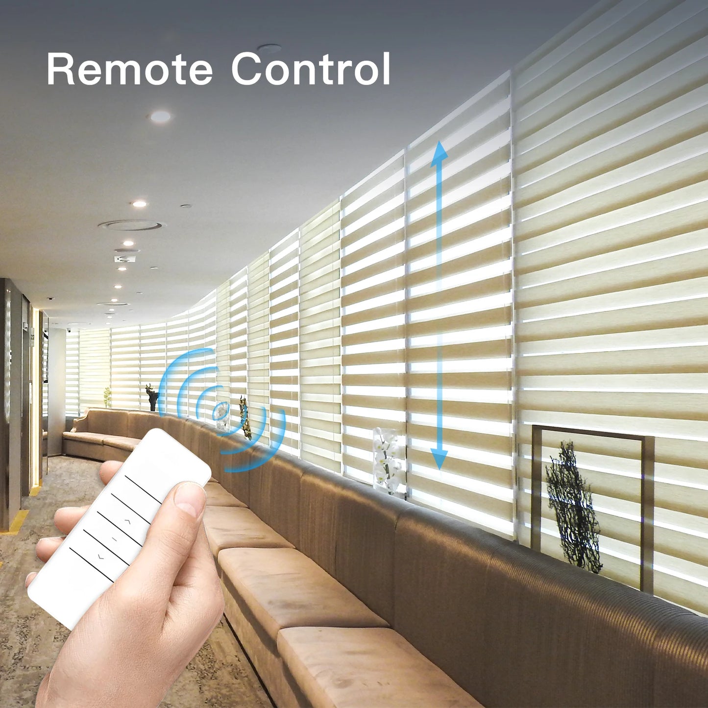MOES Tuya WiFi Smart Motor Roller Blinds With RF Remote